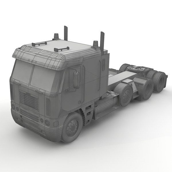 3d freightliner argosy long frame - Freightliner Argosy long frame by bansheewoj